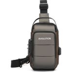 Evolution Cross Body Bag / Omuz Çantası - Gri - Sarı