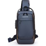 Evolution Cross Body Bag / Omuz Çantası - Koyu Mavi - Sarı