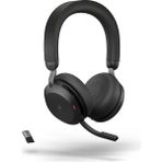 Evolve2 75 Kablosuz Pc Kulaklık, 8 Mikrofon Teknolojisi, Çift Köpük Stereo Kulaklık, Gelişmiş Aktif Gürültü Iptali, Usb-A Bluetooth Adaptörü ve Ms Takım Uyumluluğu, Siyah