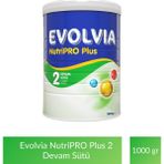 Evolvia NutriPro PLUS 2 Sütlü Devam Sütü 1000 gr 6 - 9 Ay Bebekler İçin Özel Formül - Hediyesiz