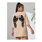 Evomind Dark Angel Baskılı Oversize T-shirt