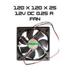 Evonest 12V 0.25A DC Kuluçka Makinesi Fanı | 12x12x2.5 cm