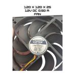 Evonest Lüfter 12V 0.50A DC Lüfter | Kuluçka Makinesi Fanı 12x12x2.5 cm
