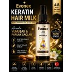 Evonex Lisse Keratin Hair Milk 100 ml | Durulanmayan Saç Bakım Sütü, Elektriklenme Karşıtı