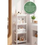 EVONİTA 4 Katlı Banyo Rafı Organizer Şampuanlık Havluluk Çok Amaçlı Mutfak Banyo Düzenleyici Vesken