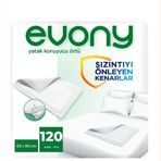 Evony 120 Adet 60x90 cm Yatak Koruyucu Örtü