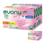 Evony 2000 Adet 3 Katlı Filtreli Burun Telli Cerrahi Maske