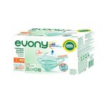 Evony 3 Katlı Ultrasonik Tekli Paketlenmiş Cerrahi Maske Telli 40'Lı