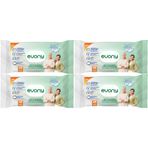 Evony 48 Yaprak XL Banyo Ferahlığı 4'lü Yetişkin Vücut Perine Temizleme Havlusu