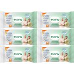 Evony 48 Yaprak XL Banyo Ferahlığı 6'lı Yetişkin Vücut Perine Temizleme Havlusu