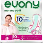 Evony 80 Adet 10'lu Yoğun Mesane Pedi