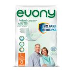 Evony Belbantlı Büyük Boy L 30lu 8 Adet Hasta Bezi