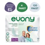 Evony Belbantlı Hasta Bezi XL-XLarge 30'lu 4 Paket (120 Adet)