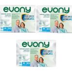 Evony Belbantlı Yetişkin Hasta Bezi Medium 90 Adet 3X30 Paket M