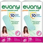 Evony Günlük Ekstra Uzun 4x18 Adet Mesane Pedi