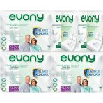 Evony Hasta Bezi Yetişkin Bel Bantlı Tekstil Yüzey Ekstra Büyük 90 Adet+ Yatak Koruyucu Örtü 60 Adet
