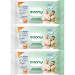 Evony Hasta Vücut Perine Temizleme Islak Mendil Havlu 48 Yaprak XL Banyo Ferahlığı (3 Lü Set)