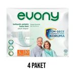 Evony L 4x30'lu Belbantlı Yetişkin Hasta Bezi