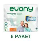 Evony L 6x30'lu Belbantlı Yetişkin Hasta Bezi