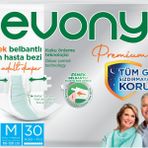Evony Premium Belbantlı Medium 30'lu Hasta Bezi