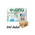 Evony Premium Esnek Belbantlı Yetişkin Hasta Bezi Medium, 80-130 cm, 240 Adet