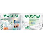 Evony Premium Hasta Bezi Yetişkin Bel Bantlı Tekstil Yüzey L Büyük 30 Adet + Yatak Koruyucu Örtü 30 Adet Seti