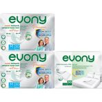 Evony Premium Hasta Bezi Yetişkin Bel Bantlı Tekstil Yüzey Orta 60 Adet + Yatak Koruyucu Örtü 30 Adet Seti