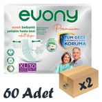 Evony Premium XL Belbantlı 30'lu 2 Adet Hasta Bezi