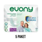 Evony XL 5x30'lu Belbantlı Yetişkin Hasta Bezi