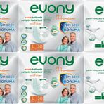 Evony Yetişkin Bel Bantlı Tekstil Yüzey Büyük 120 Adet Premium Hasta Bezi+60 Adet Yatak Koruyucu Örtü