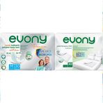 Evony Yetişkin Bel Bantlı Tekstil Yüzey Orta 30 Adet Premium Hasta Bezi+30 Adet Yatak Koruyucu Örtü