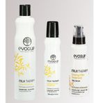 Evoque Milk Therapy 400 ml Şampuan + Milk Therapy 200 ml Saç Bakım Köpüğü + Milk Therapy 125 ml Saç Serumu