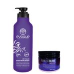 Evoque Professıonel Anti Purple 250 ml Mask + Professional Anti-Yellow Silver 1000 ml Şampuan