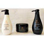 Evoque Smart Keratin Serisi 3 Lü Set( Şampuan 380ML. Saç Kremi 380ML, Bakım Maskesi 500GR ) - 1