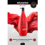 Evoque Sülfatsız Şampuan, Keratin Içeren Besleyici &onarıcı Etki, Sülfat Tuz Silikon Paraben Içermez,1000Ml