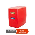 Evora 5 Filtreli 10 L Pompalı Kırmızı Kapalı Kasa Su Arıtma Cihazı