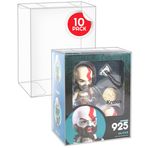 EVORETRO Aksiyon Figürü Anime Ekran Koruyucu Yeni Nendoroid Kutu ile Uyumlu - Kalın, Toz Önleyici, Asitsiz PET Plastik Kasa (10'lu Paket)