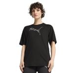 Evostripe Kadın Siyah Günlük Stil T-Shirt 68504801