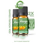 Evove Cosmetics Mango Esansiyel Yağ 2x10ml %100 Saf & Doğal Ortam Oda Kokusu Uçucu Koku Buhardanlık Difüzör Kokusu
