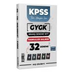 Evp Akademi Kpss Tüm Adaylar İçin Tüm Dersler Türkçe, Matematik, Tarih, Coğrafya Vatandaşlık 32 Deneme Seti
