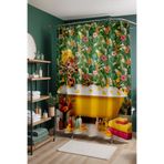 EVPANYA Banyo Perdesi, Neşeli Zürafa Banyosu Desenli Duş Perdesi, Küvet Perdesi 175x200cm