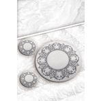 Evperest Gri Dual Model Banyo Paspas Seti