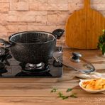 Evren 24 cm Cam Kapaklı Telli Cips Non-Stick Fritöz Kızartma Tenceresi