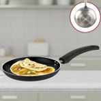 Evren 28 cm Maestro Indüksiyonlu Krep Tava, Horeca Indüksiyon Tabanlı Krep Omlet Tavası (Bakalit Kulp)
