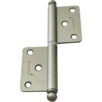 Evren CY12 cm 3 mm Alüminyum Yönsüz Oda Kapısı Menteşesi