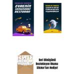 Evrenin Sonundaki Restoran + Elveda ve Bütün O Balıklar Için Teşekkürler + Okuma Sticker'ları - Hayır