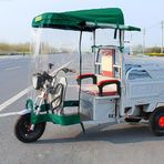Evrensel Anten Fermuarlı Motosiklet Kılıfı, Elektrikli Üç Tekerlekli Bisikletler için Dört Mevsim Koruması, Hava Koşullarına Dayanıklı, Dayanıklı ve İyi Uyum