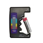 Evrensel Dijital Pil Test Cihazı Aa, Aaa, C, D, N, 9v Ve Düğme Pil Uyumlu Mini Pil Kapasite & Amp Seviye Ölçer 4741