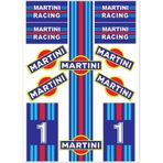 Evrensel Martini Vespa Sticker Etiketi