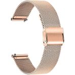 Evrensel Saat Kayışı Hızlı Çıkarma Saat Kayışı Örgü Paslanmaz Çelik Kayış Bileklik Kemer Bilezik Yedek(Rose,20mm)